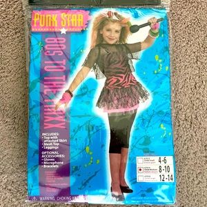 Girls costume- 80’s outfit (size 8-10)